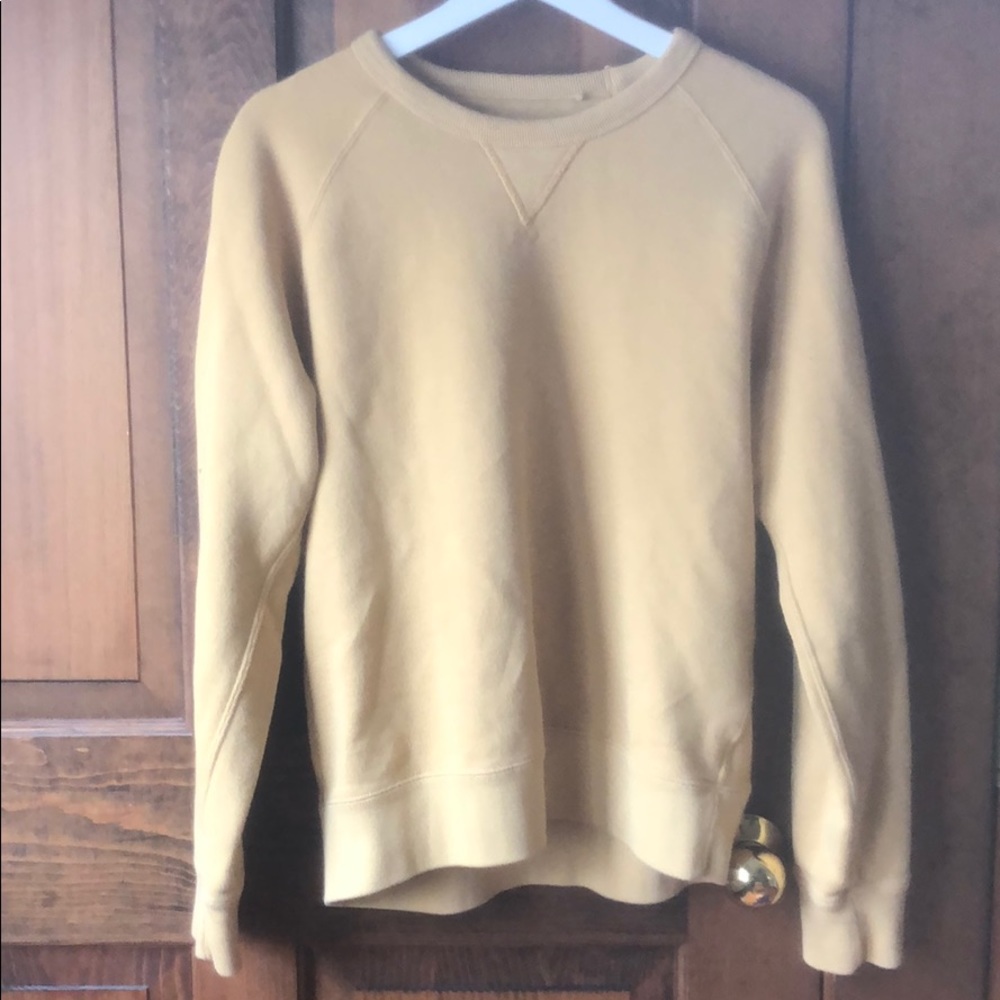 Uniqlo CREWNECK yellow size s